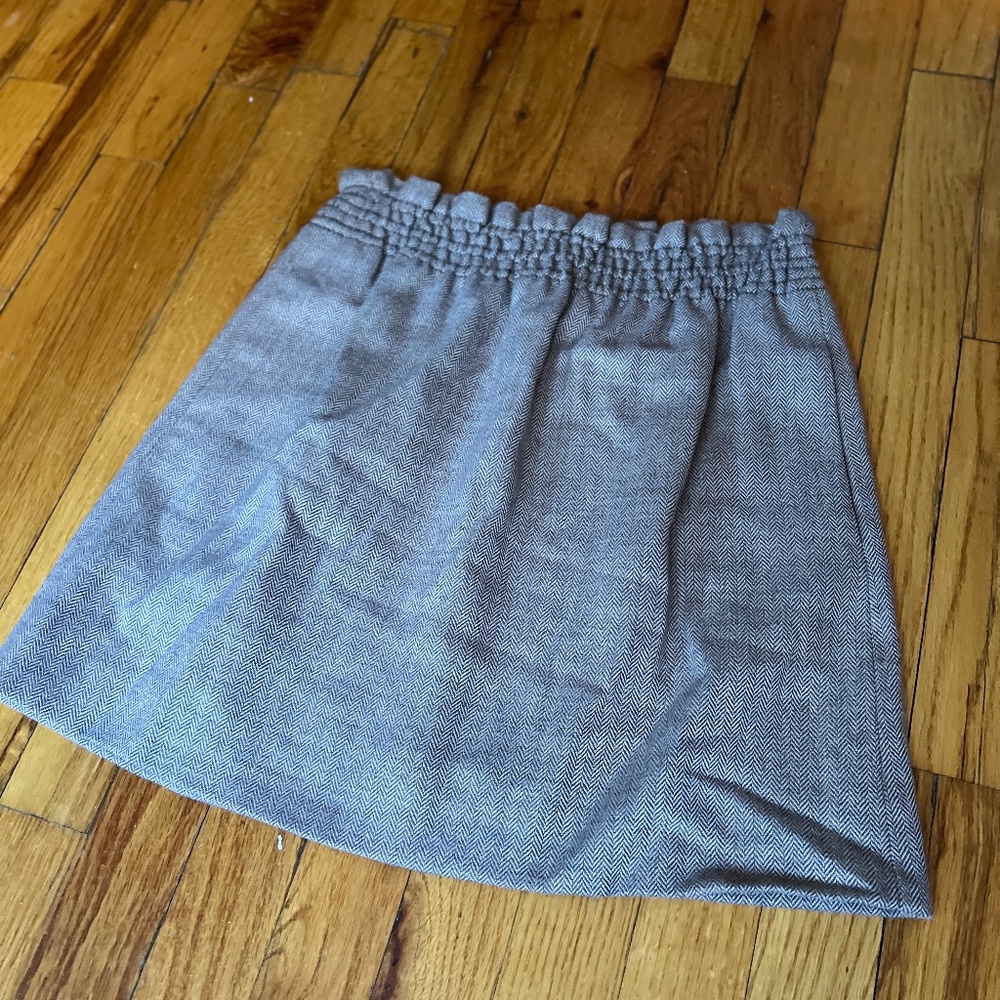 J. Crew Wool Herringbone Skirt, Size 4